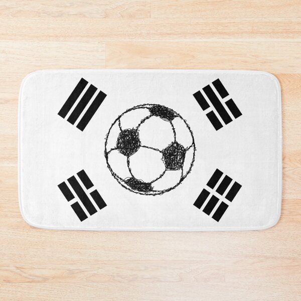 Item preview, The Flag of South Korea | Football Sketch designed and sold by piedaydesigns.