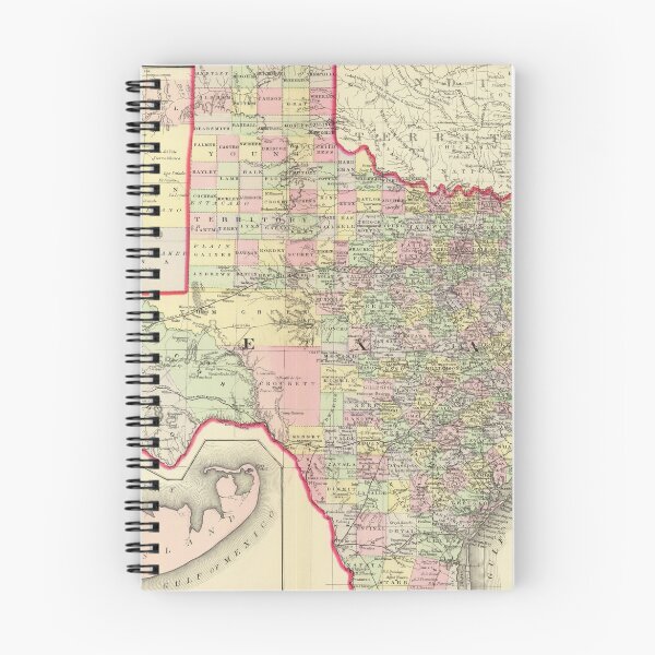Item preview, Mapa antiguo de Texas (1890) designed and sold by BravuraMedia.