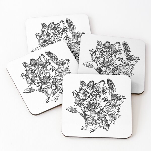 Item preview, Bird Frenzy designed and sold by CAFFEINE-PATCH.