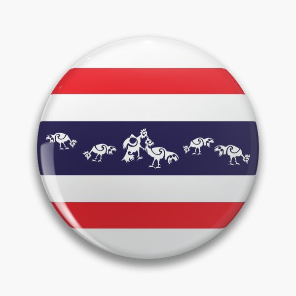 Item preview, Thailand, Roosters sparring  designed and sold by piedaydesigns.