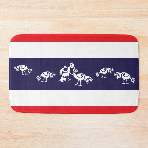 Item preview, Thailand, Roosters sparring  designed and sold by piedaydesigns.