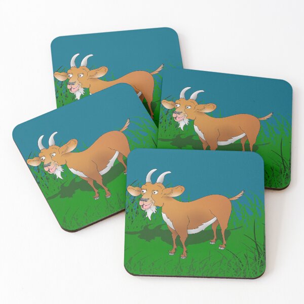 Item preview, Happy Billy Goat in Field designed and sold by piedaydesigns.