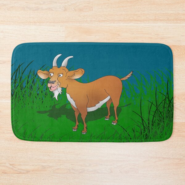 Item preview, Happy Billy Goat in Field designed and sold by piedaydesigns.