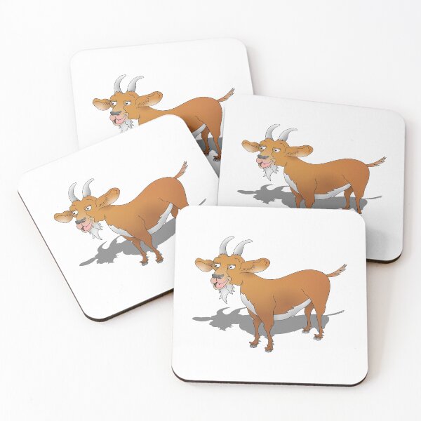 Item preview, Billy goat with cheerful smile  designed and sold by piedaydesigns.