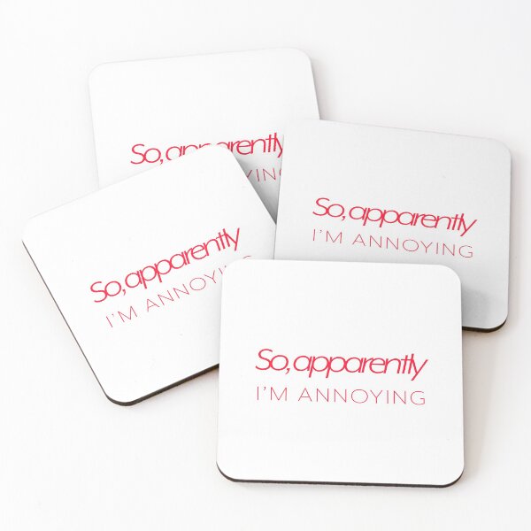 Item preview, So, Apparently I'm Annoying - Red designed and sold by agsduy.