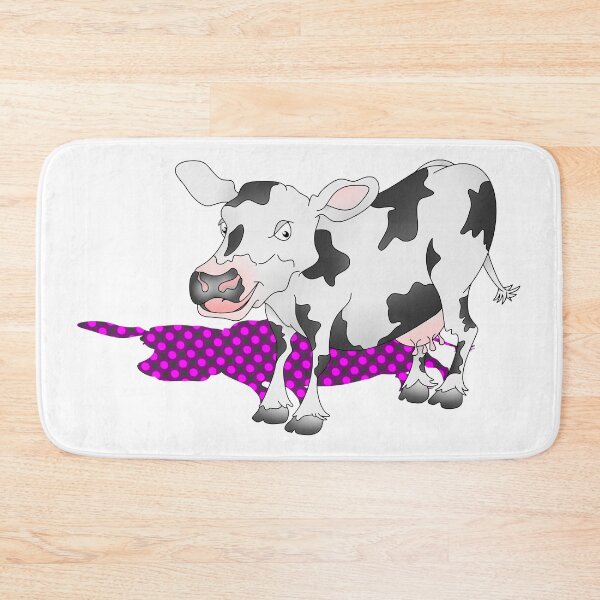 Item preview, Cow Casting a Pink Shadow designed and sold by piedaydesigns.
