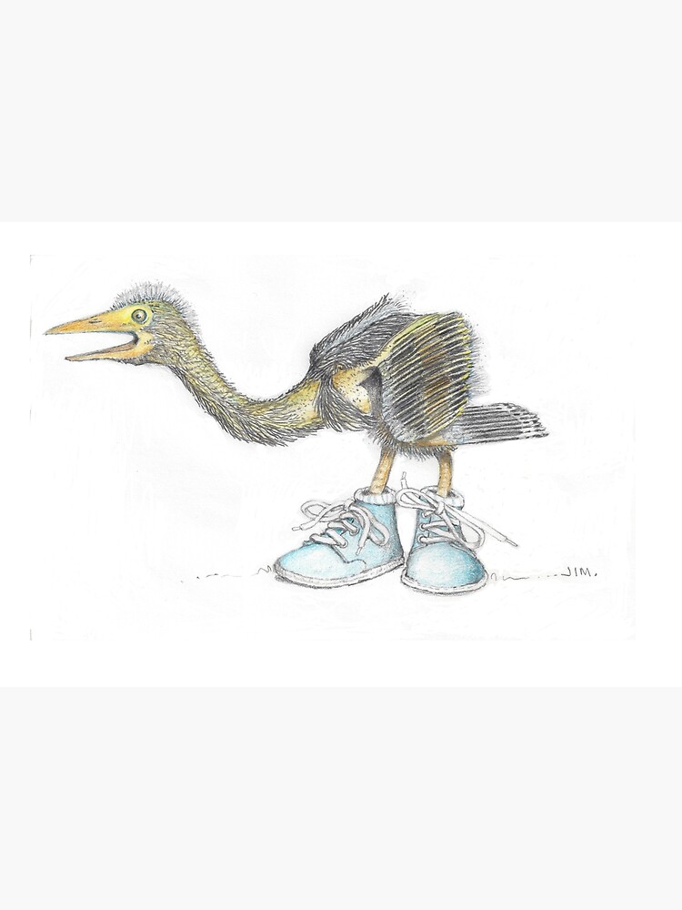 Baby blue heron in baby boots by JimsBirds