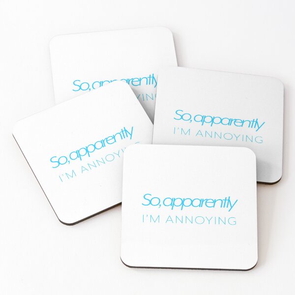 Item preview, So, Apparently I'm Annoying - Sky Blue designed and sold by agsduy.