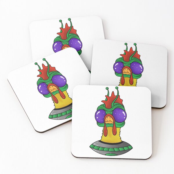 Item preview, Space alien rooster designed and sold by Alikattoos.