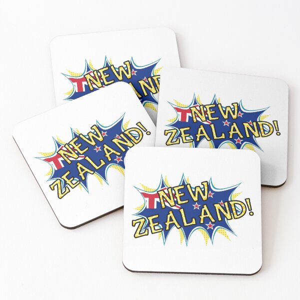 Item preview,  New Zealand flag comic style star  designed and sold by piedaydesigns.