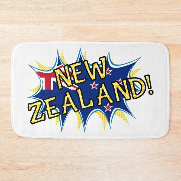 Artikelvorschau,  New Zealand flag comic style star  entworfen und verkauft von piedaydesigns.