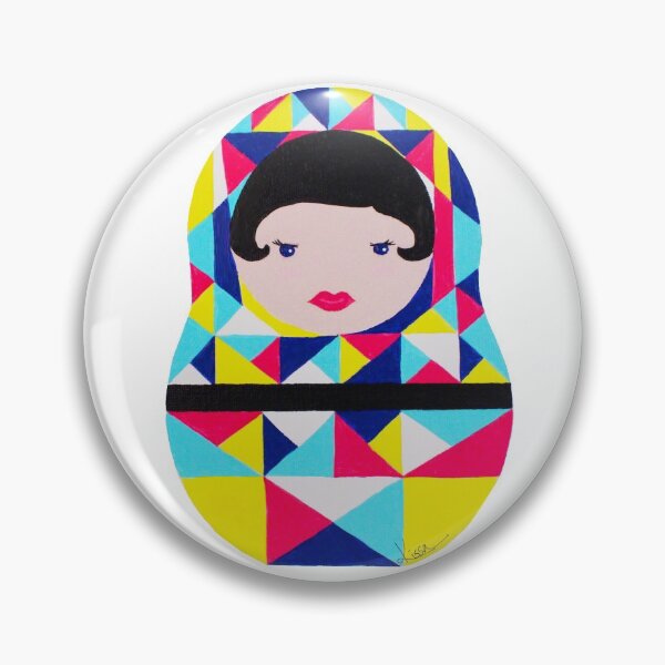 Artikelvorschau, Geo Babushka Doll entworfen und verkauft von ohkissa.