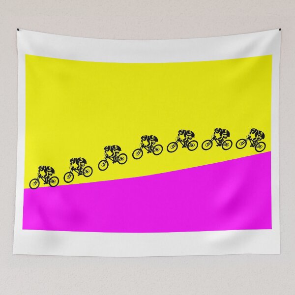 Item preview, Mountain Bike Jump | Vivid colours designed and sold by piedaydesigns.
