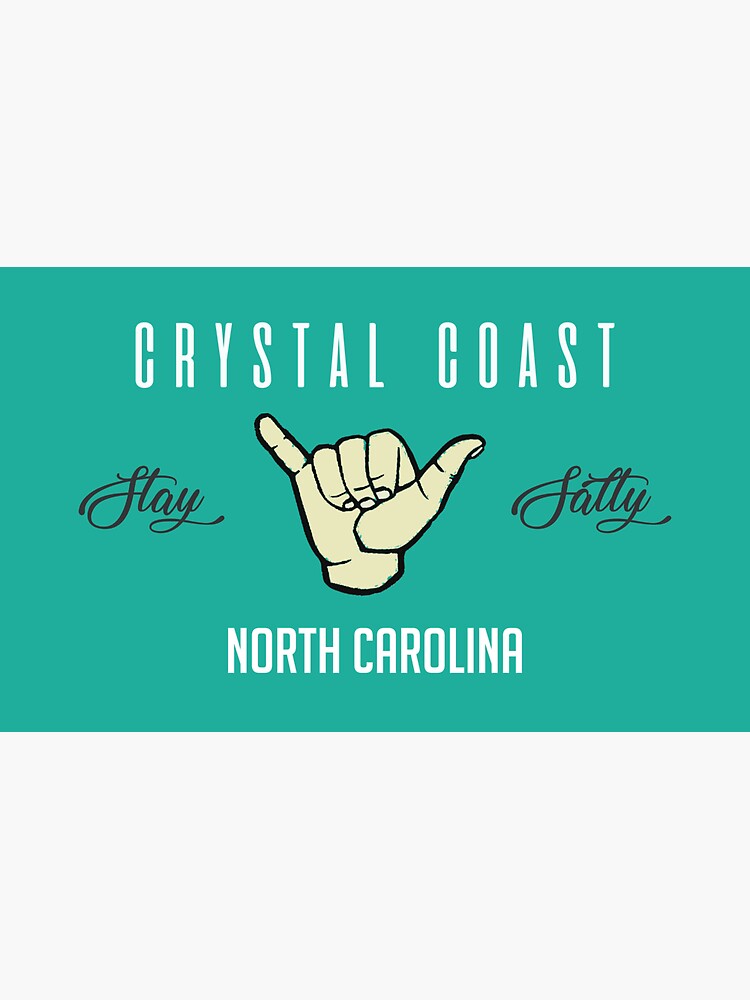 "Crystal Coast Flag" Sticker for Sale by lizcrowder Redbubble