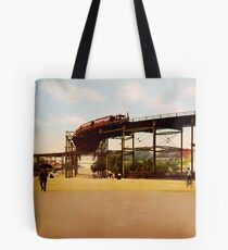 Bolsa de tela Elevated Train at 110th Street NYC Photo-Print