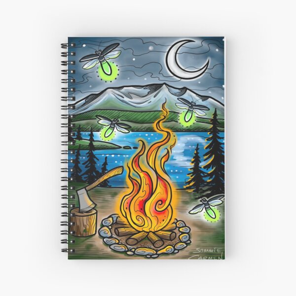 Item preview, Mt.Katahdin Maine mountain camping scene designed and sold by SammiesTattoos.