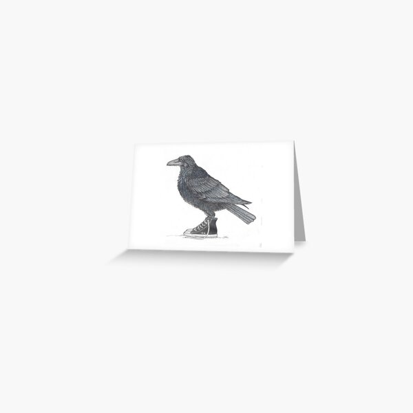 Item preview, Raven in hightops designed and sold by JimsBirds.
