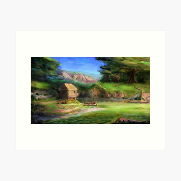 Item preview, Fishing Shack designed and sold by J.K.Roots Art.