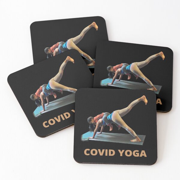 Item preview, COVID Yoga - Tan designed and sold by ryanwfraser.