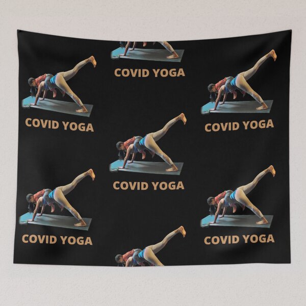Item preview, COVID Yoga - Tan designed and sold by ryanwfraser.