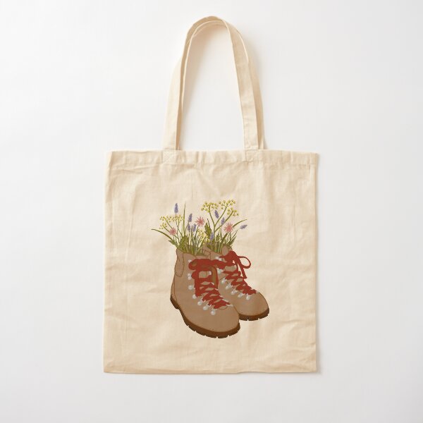 Item preview, Wildflower Hiking Boots  designed and sold by Alexandra Jones.