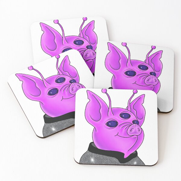 Item preview, Alien lieutenant space pig designed and sold by Alikattoos.