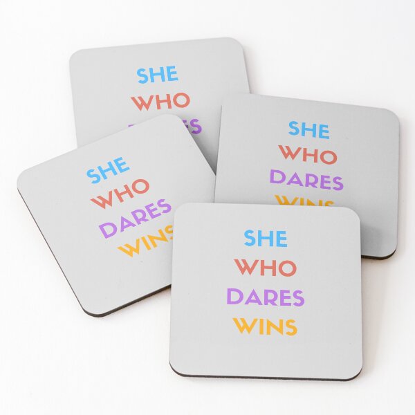 Item preview, SHE WHO DARES WINS designed and sold by Inspirationmotivation.