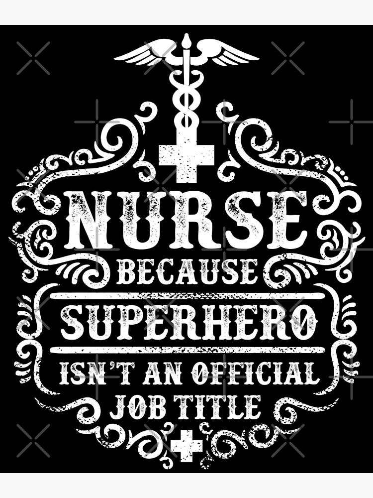 Nurse Because Superhero Isn't An Official Job Title SVG, 59% OFF