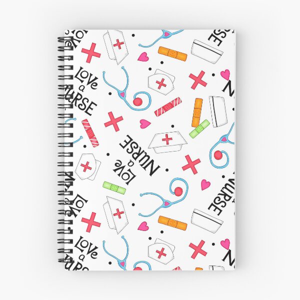 Item preview, Love A Nurse Pattern White designed and sold by phyllisdobbs.