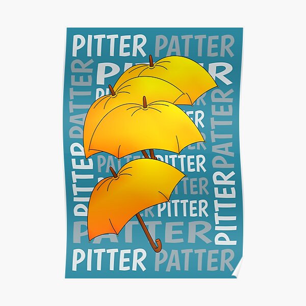 Umbrella Pitter Patter Poster