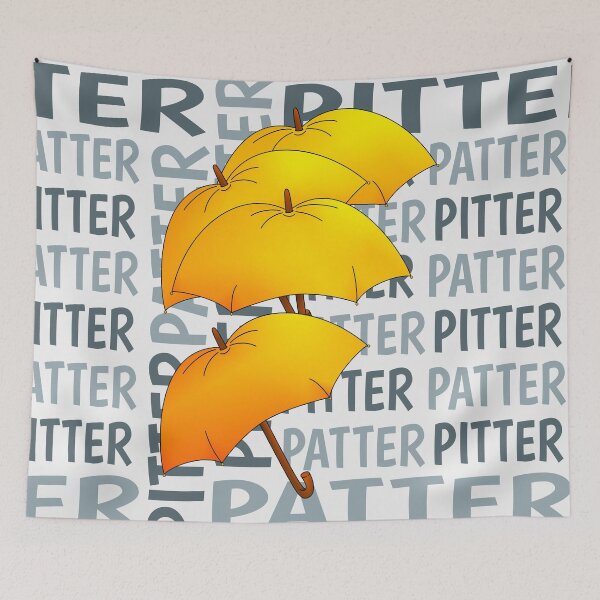 Item preview, Umbrella  Pitter Patter designed and sold by piedaydesigns.