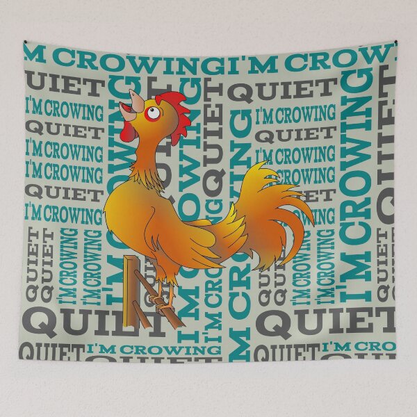 Item preview, Rooster | Quiet, I'm crowing designed and sold by piedaydesigns.