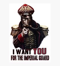 Lámina fotográfica Guardia Imperial de Warhammer