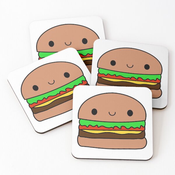 Item preview, Kawaii Hamburger, Cute Burger designed and sold by mariekawaii.