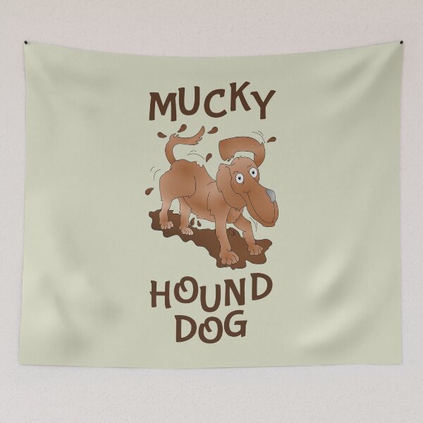 Item preview, Mucky Hound Dog designed and sold by piedaydesigns.
