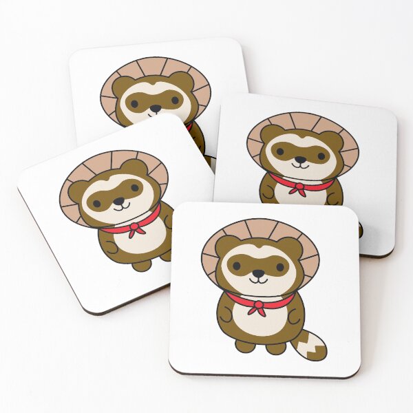 Item preview, Kawaii Tanuki, Cute Japanese Raccoon Dog  designed and sold by mariekawaii.