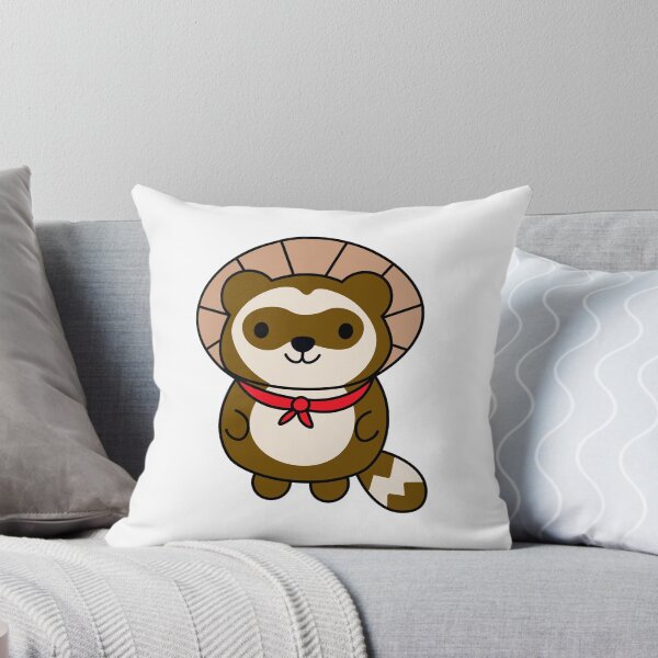 Item preview, Kawaii Tanuki, lindo perro mapache japonés designed and sold by mariekawaii.