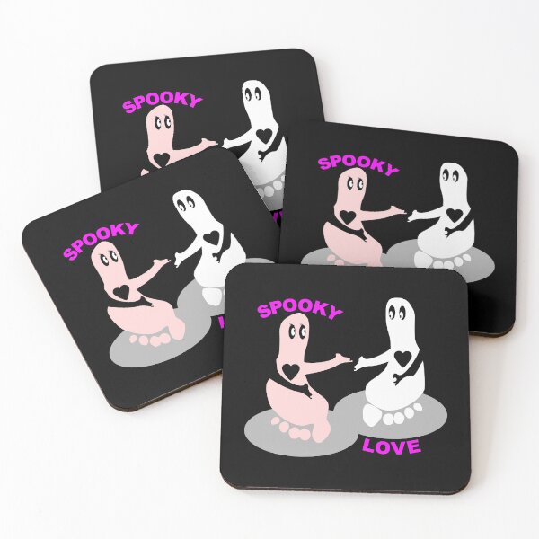 Item preview, Spooky Love Footprint Ghosts designed and sold by piedaydesigns.