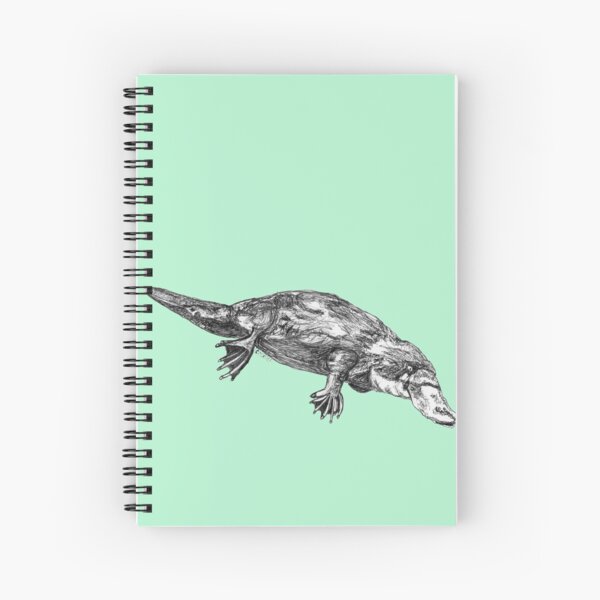 Fernando the Platypus Spiral Notebook