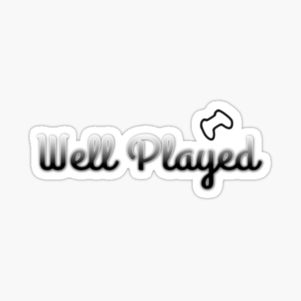 GGWP - Good Game Well Played - Red Box Logo Sticker for Sale by  ClicheGamer