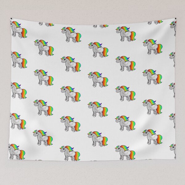 Item preview, Rainbow Dapple Grey Horse designed and sold by Bethan Morgan.
