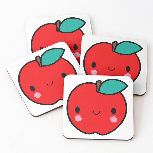 Item preview, Kawaii Apple, Cute Fruit, Red Apple designed and sold by mariekawaii.