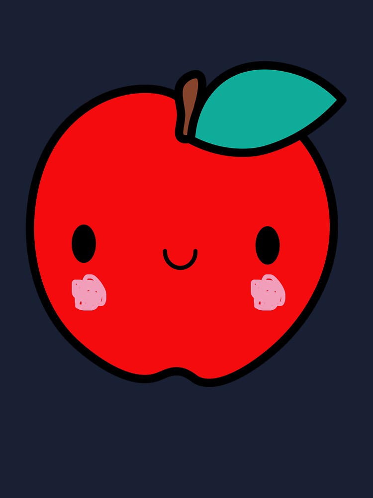 Apple PNG Kawaii Apple Red Apple Fruit Clipart Kawaii Apple Png Digital  Apple Picnic Time