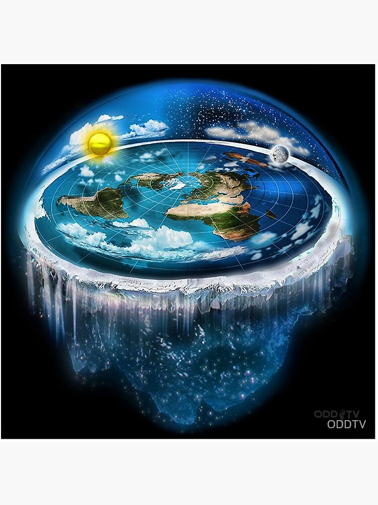 Flat Earth with Dome Art by ODDTV