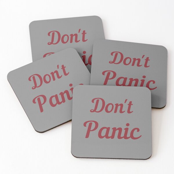 Item preview, Don't Panic - Cabernet designed and sold by ryanwfraser.