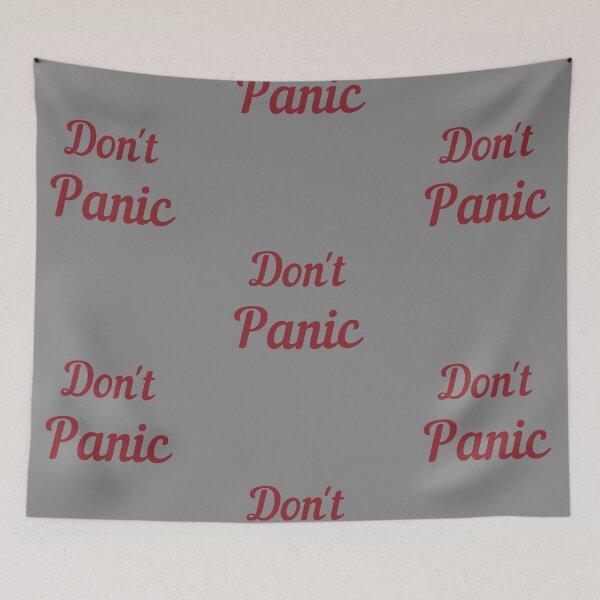 Item preview, Don't Panic - Cabernet designed and sold by ryanwfraser.