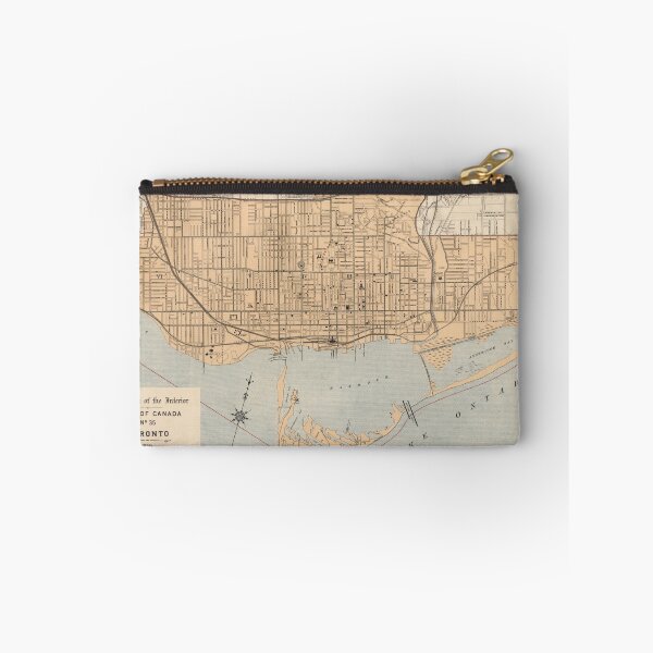 Item preview, Vintage Map of Toronto (1906) designed and sold by BravuraMedia.