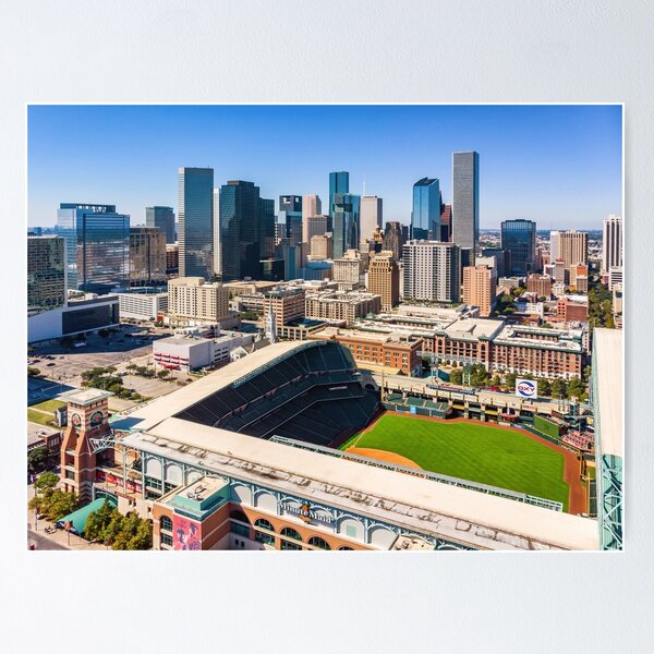 Item preview, Houston skyline with Minute Maid Park designed and sold by Raul Cano.