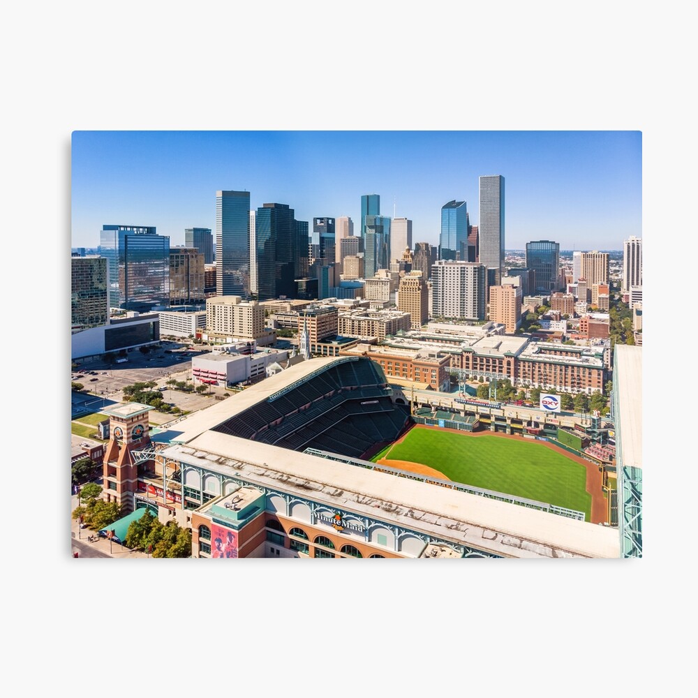 Houston on X: #PhotooftheDay The Houston skyline and Minute Maid