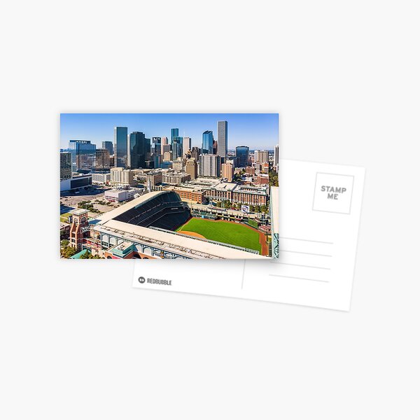 Item preview, Houston skyline with Minute Maid Park designed and sold by Raul Cano.